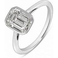 Love Diamond 2.00Ct Emerald Cut Diamond Solitaire Ring Lab Grown