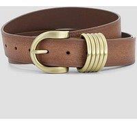 Free People Rori Leather Belt - Brown