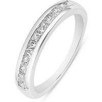 Love Diamond Princess Cut Channel Set - One Colour