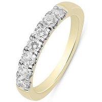 Love Diamond Half Carat Lab Grown Half Eternity Ring - One Colour