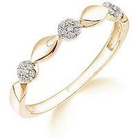 Love Diamond Pretty Bridal Ring - Gold