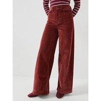 Free People Kellee High Rise Palazzo Jean - Black