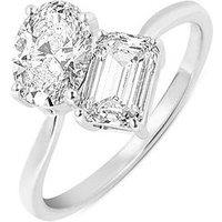 Love Diamond Me And You' Mixed Shaped Ring - One Colour