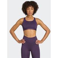 Adidas Womens Training High Support C-D Cup Sports Bra - Purple