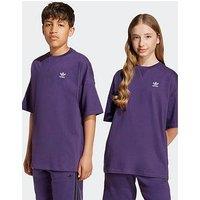 Adidas Originals Junior Boys T-Shirt Kids - Purple