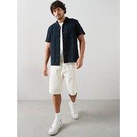 The Very Collection Regular Fit Denim Shorts - Ecru