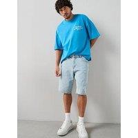 The Very Collection Regular Fit Denim Shorts - Light Blue