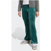 Adidas Originals Junior Girls Velvet Joggers Kids - Green