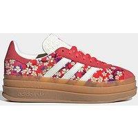 Adidas Originals Junior Gazelle Bold Trainers - Red