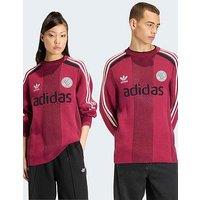 Adidas Originals Adicolor Blokecore Longsleeves Lightweight Pullover - Burgundy