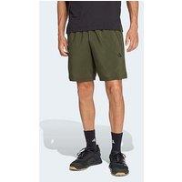 Adidas Mens Training Essentials 7Inch Woven Shorts - Khaki