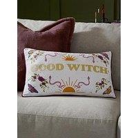 Furn Good Witch 30X50 Polyester Cushion Angel White