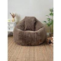 Rucomfy Faux Fur Hygge Adult Beanbag