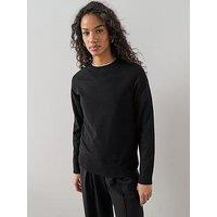 The Very Collection Classic Comfort Relaxed Crew Neck Jumper - Black