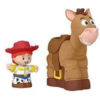 Fisher-Price Little People Disney Pixar Toy Story Bobbin' Bullseye & Jessie, Toddler Figure Set