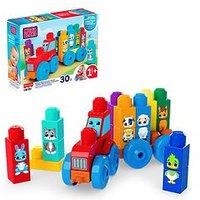 Mega Bloks First Builders Build & Match Animal Tractor Block Toy (30 Pcs)