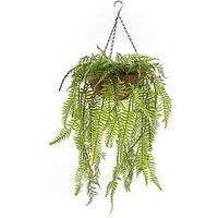 The Very Collection Artificial Foliage Hanging Basket