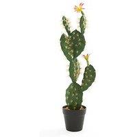 The Very Collection Prickly Pear Artificial Outdoor Cactus Plant