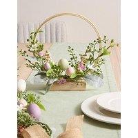 The Very Collection Coloured Egg 27X8Cm Wreath Table Centre