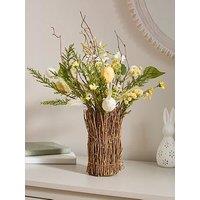 The Very Collection 45Cm Easter Foliage Table Centre