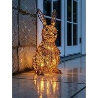 The Very Collection 75L Outdoor Led Light With Rattan Bunny