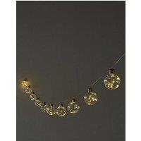 The Very Collection Battery-Operated Ball Garden String Lights - Warm