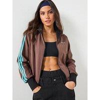 Adidas Originals Womens Tailored Tracksuit Track Top - Brown