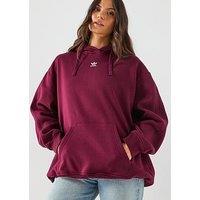 Adidas Originals Women'S Trefoil Essentials Hoody - Red