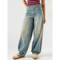 Adidas Originals Womens Premium Essentials Denim Pant - Blue