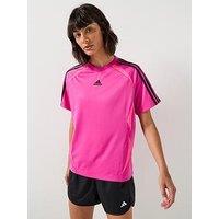 Adidas Originals Womens Teamgeist Adicolor Loose T-Shirt - Pink