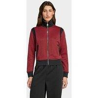 Adidas Originals Womens Houndstooth Tracksuit Top - Red