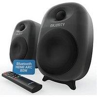Majority D80 Bookshelf Speaker 80W - Black