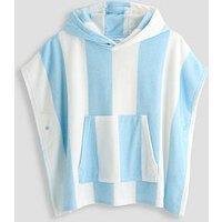 The Very Collection Boys Stripe Hooded Towel - Blue