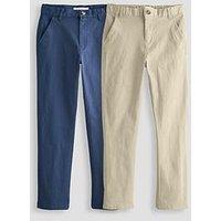 The Very Collection Boys 2 Pack Chino Trousers (3-16 Years)