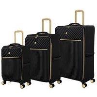 It Luggage Esplanade Black 3Pc Suitcase Set