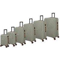 It Luggage Convertible Abbey Stone 6-Piece Suitcase Set With Removeable Wheels