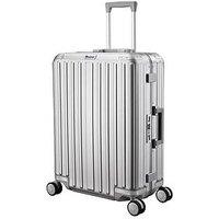 It Luggage Forcefield Silver Aluminium Medium Suitcase