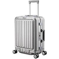 It Luggage Forcefield Silver Aluminium Cabin Suitcase