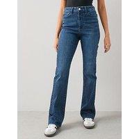 The Very Collection Slim Flare Jeans - Dark Wash