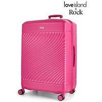 Rock Luggage Love Island Pink Large Suitcase