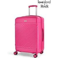 Rock Luggage Love Island Pink Medium Suitcase