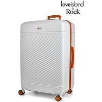 Rock Luggage Love Island White/Orange Large Suitcase
