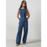 The Very Collection Denim Co-Ord Jeans - Dark Wash