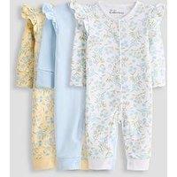 The Very Collection Baby Girl 3 Pack Vintage Floral Sleepsuits