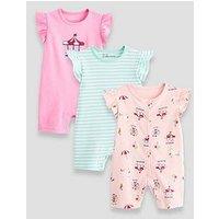 The Very Collection Baby Girl 3 Pack Funfair Romper