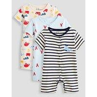 The Very Collection Baby Boy 3 Pack Sea Life Romper