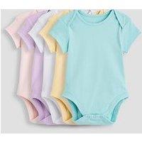 The Very Collection Baby Girls 5 Pack Core Short Sleeve Bodysuits