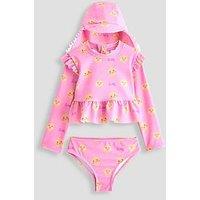 The Very Collection Sunny Swimsuit Set - Neon Pink