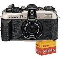 Pentax 17 Film Camera - Dark Silver - Camera + 10X 36 Exposure 35Mm Film