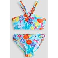 The Very Collection Floral Heart Clasp Bikini - Green